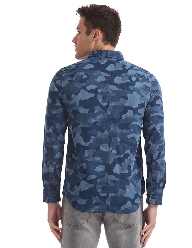 Ed Hardy Men Casual Wear Printed Shirt